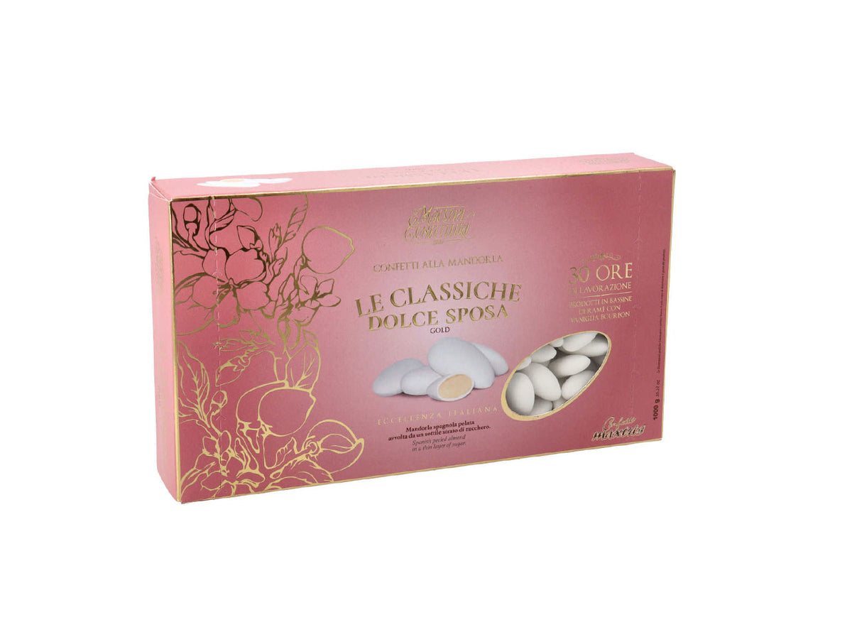 Maxtris - Confetti dolce sposa gold colore bianco | Rohome