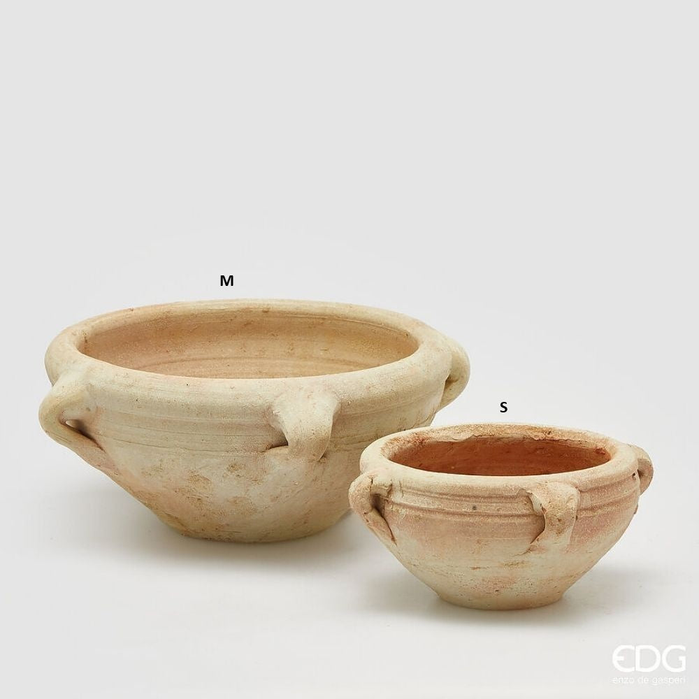 Edg - Vaso in terracotta ciotola con manico | Rohome