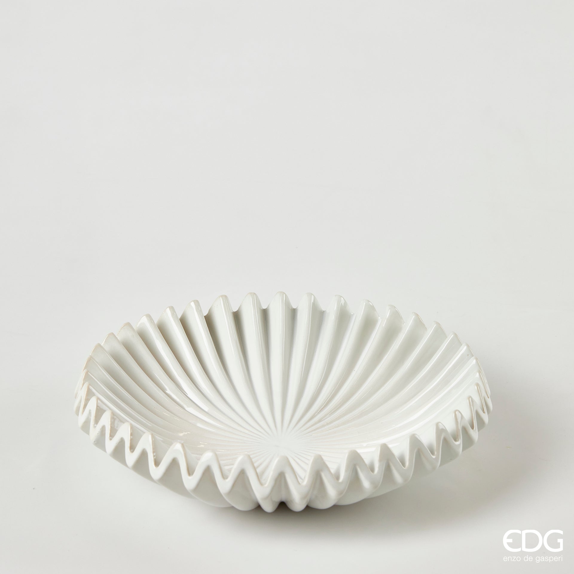 Edg - Centrotavola raggiera in ceramica rotondo d 29cm | Rohome