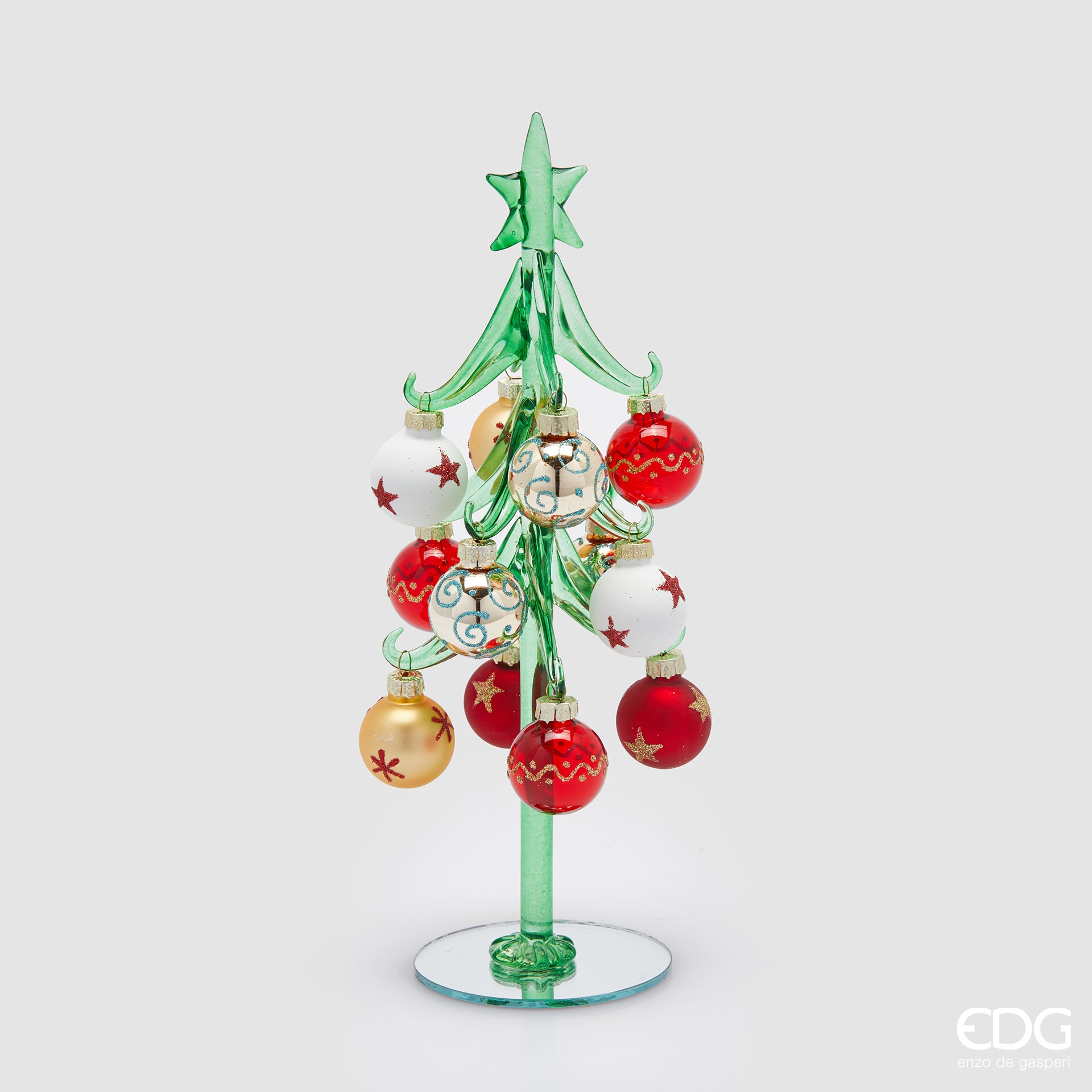 Edg - Pino in vetro colore multicolor h 26cm | rohome