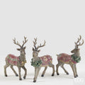 Edg - Decorazione figura renna natalizia in resina h.25cm  | Rohome