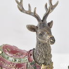 Edg - Decorazione figura renna natalizia in resina h.25cm  | Rohome