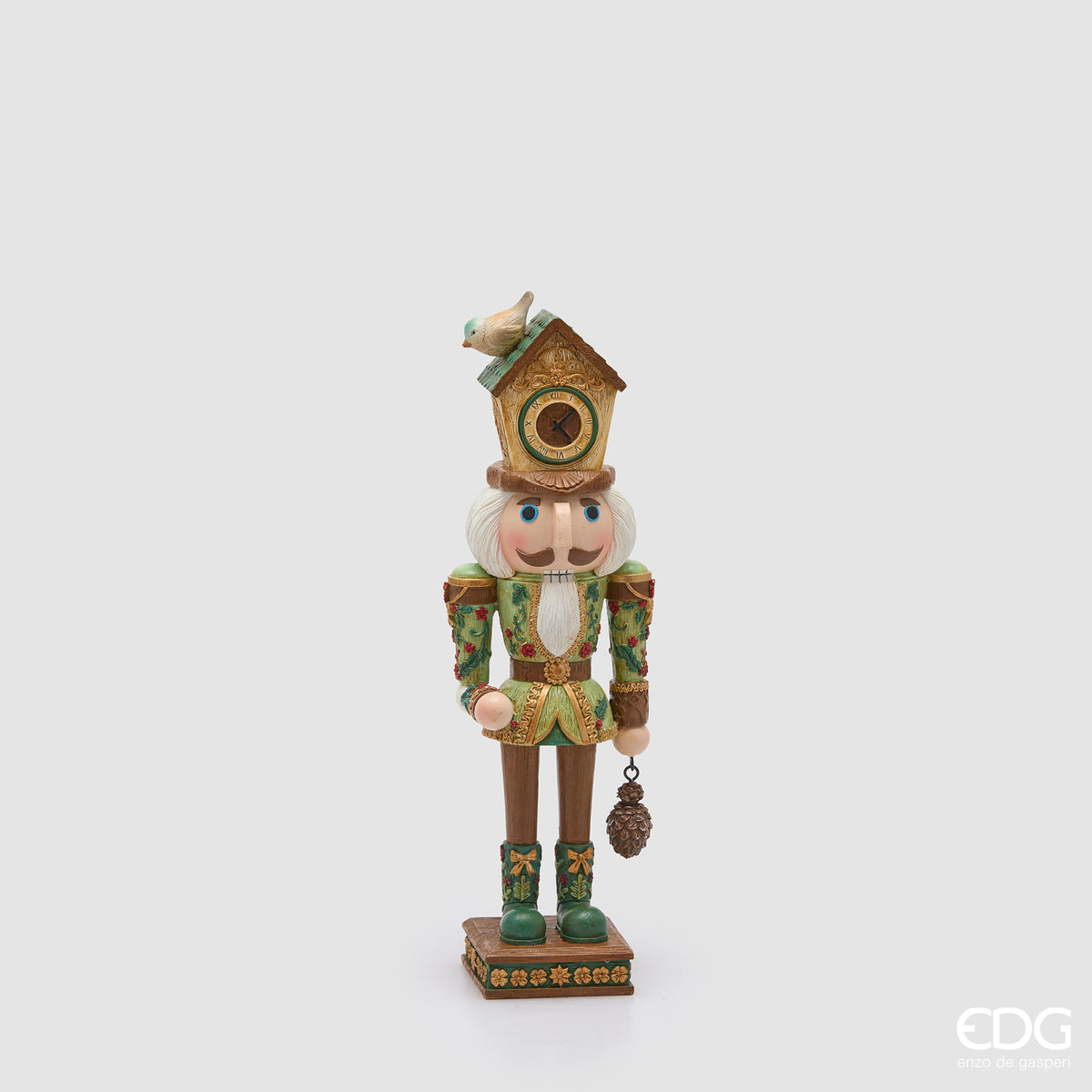 Edg - Statuina soldatino effetto legno con orologio |  rohome