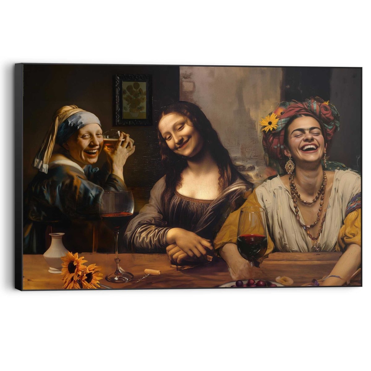 Quadro stampa di alta qualità girls night out 60x90cm | Rohome