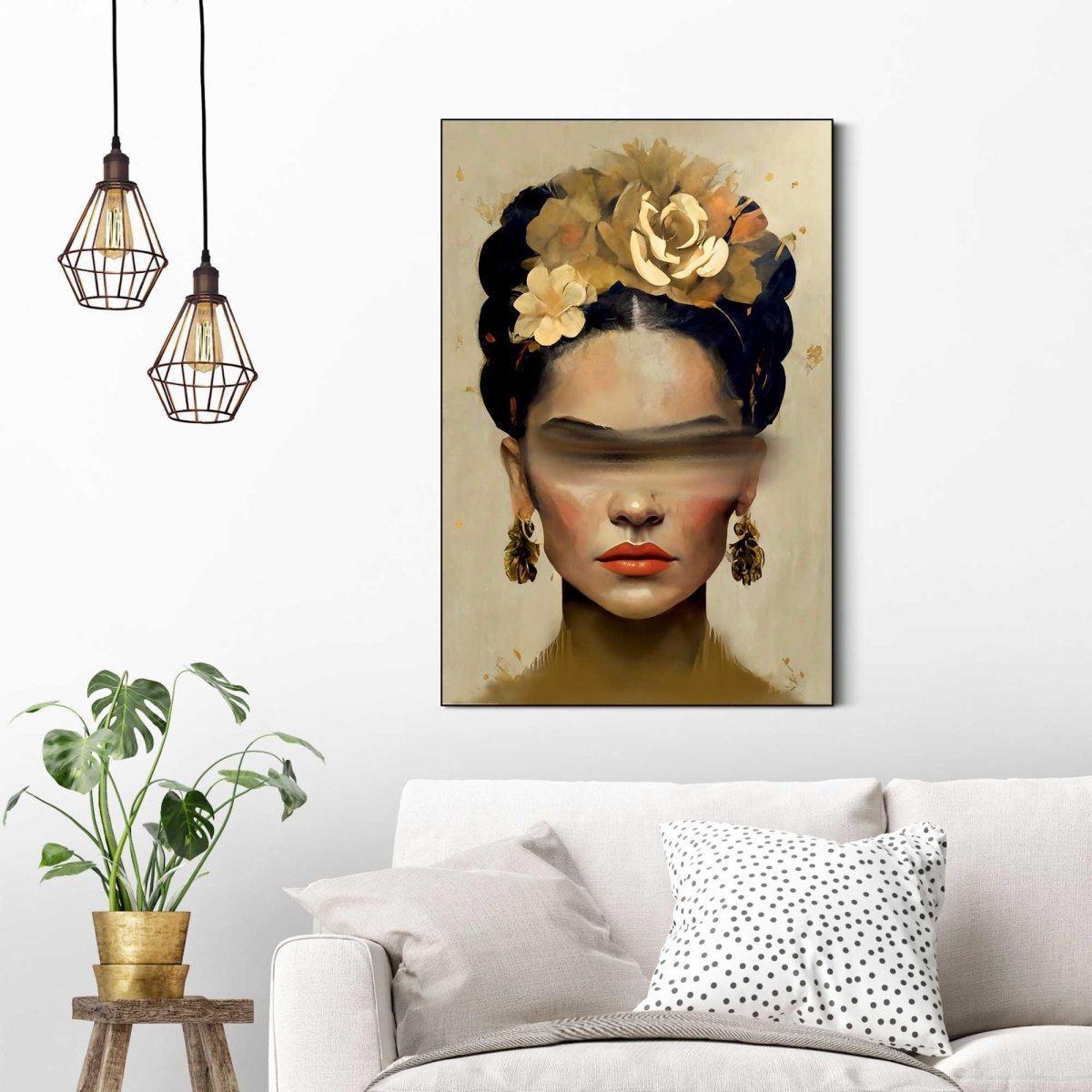 Quadro stampa di alta qualità Frida 90x60cm | Rohome