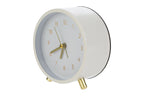 Orologio da tavolo con sveglia con luce colore bianco in metallo | Rohome