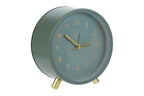 Orologio da tavolo con sveglia con luce colore verde in metallo | Rohome