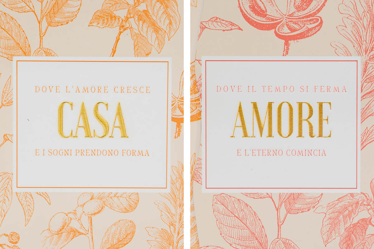 Bomboniera Calamita in ceramica con scritte | Rohome