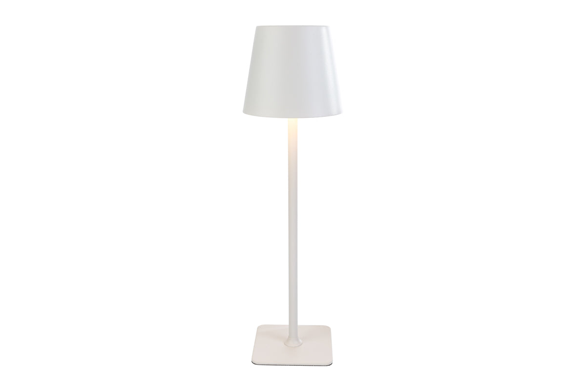 Lampada da tavolo ricaricabile bianca  | Rohome
