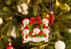 Decorazione Personalizzabile Ghirlanda Natalizia con 5 Personaggi | Rohome