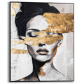 Quadro stampa di alta qualità stylish lady 50x40cm | Rohome