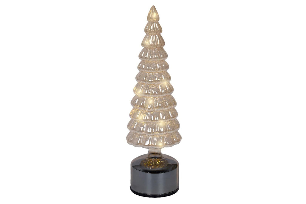Albero di natale in vetro colore ambra rotante h34 | Rohome