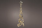 Albero di natale cono gold con 400 led e stella | rohome