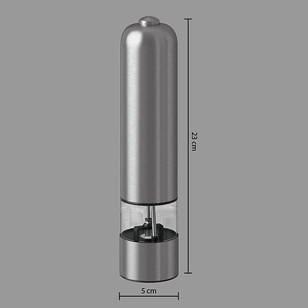 Macina sale e pepe elettrico in acciaio inox | Rohome