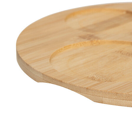 Set aperitivo con 4 ciotole e con vassoio in legno | Rohome