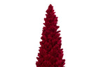 Albero di natale in resina con velluto bordeaux h.30 | Rohome