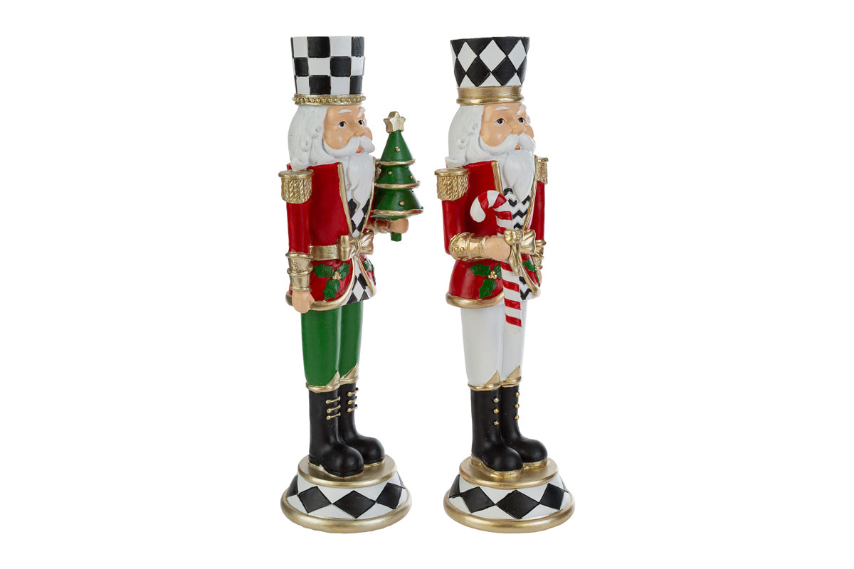 Schiaccianoci in resina assortito rosso o verde h26cm | Rohome