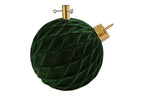 Base per per albero di natale a palla in velluto verde | rohome