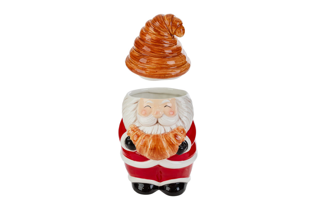 Barattolo in ceramica a forma di babbo natale h30cm | rohome
