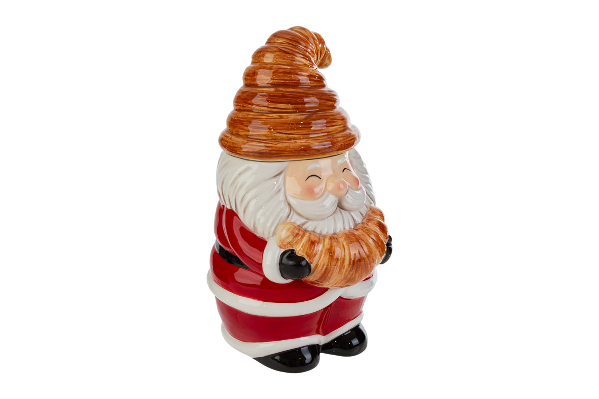 Barattolo in ceramica a forma di babbo natale h30cm | rohome