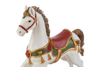 Cavalluccio a dondolo natalizio h. 25 | Rohome