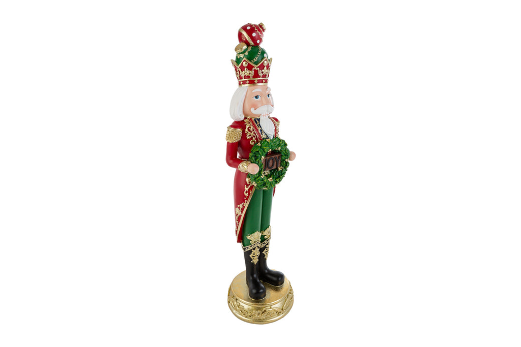 Statuina soldatino in resina con cartello joy |  rohome