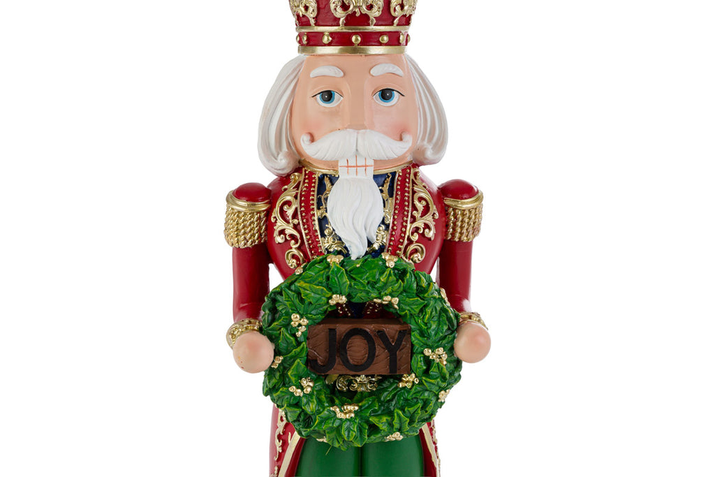 Statuina soldatino in resina con cartello joy |  rohome