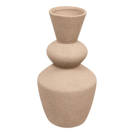 Vaso in ceramica colore beige totem | Rohome