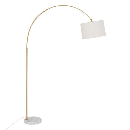 Lampada da terra arco oro  | rohome