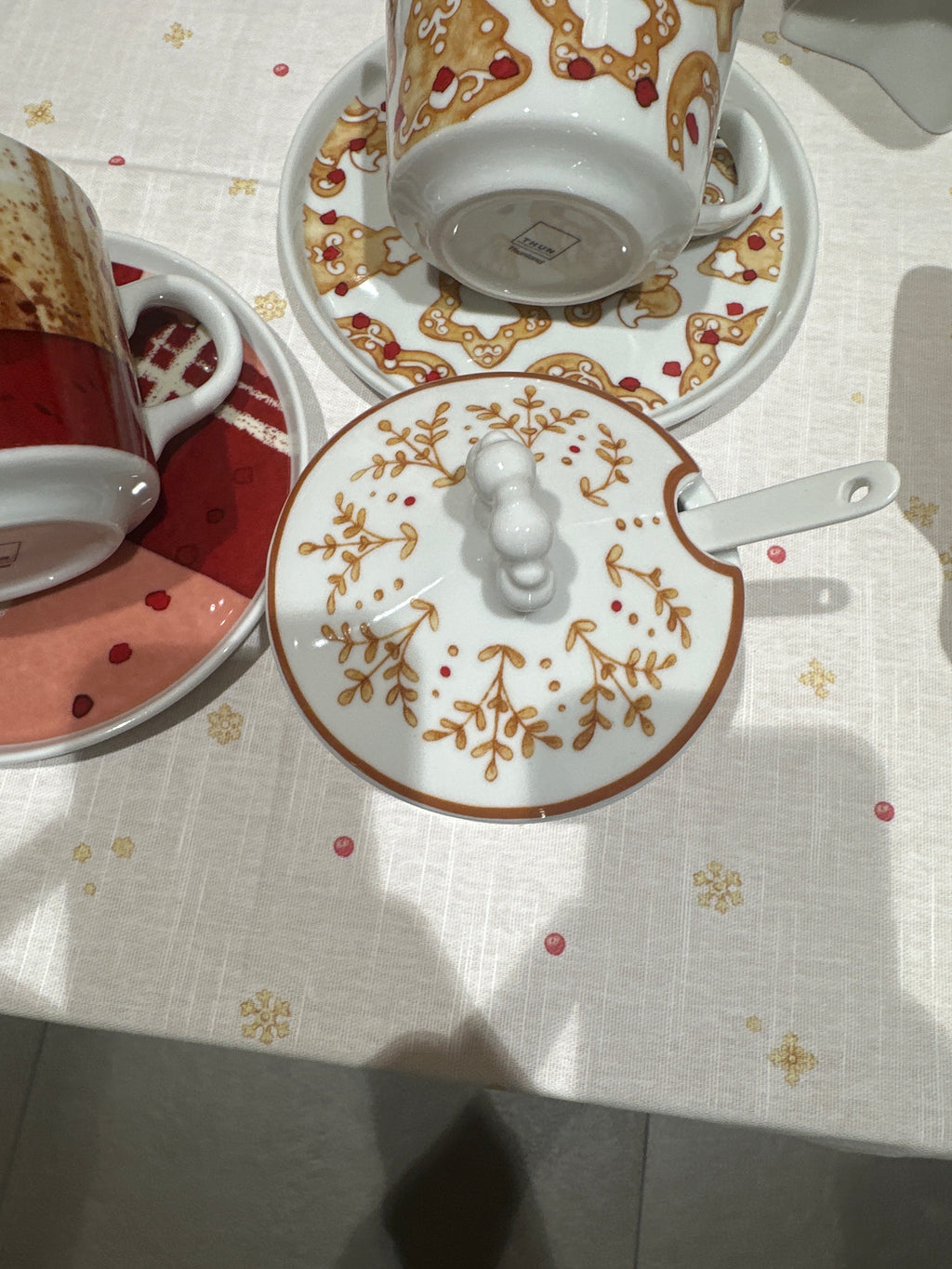 Thun - zuccheriera con cucchiaino nataliza linea Thunland| rohome