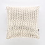 Cuscino arredo in velluto intreccio panna | Rohome