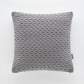 Cuscino arredo in velluto intreccio grigio | Rohome