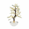 Pianta Bonsai in ceramica con pietre tiffany h.20cm | Rohome