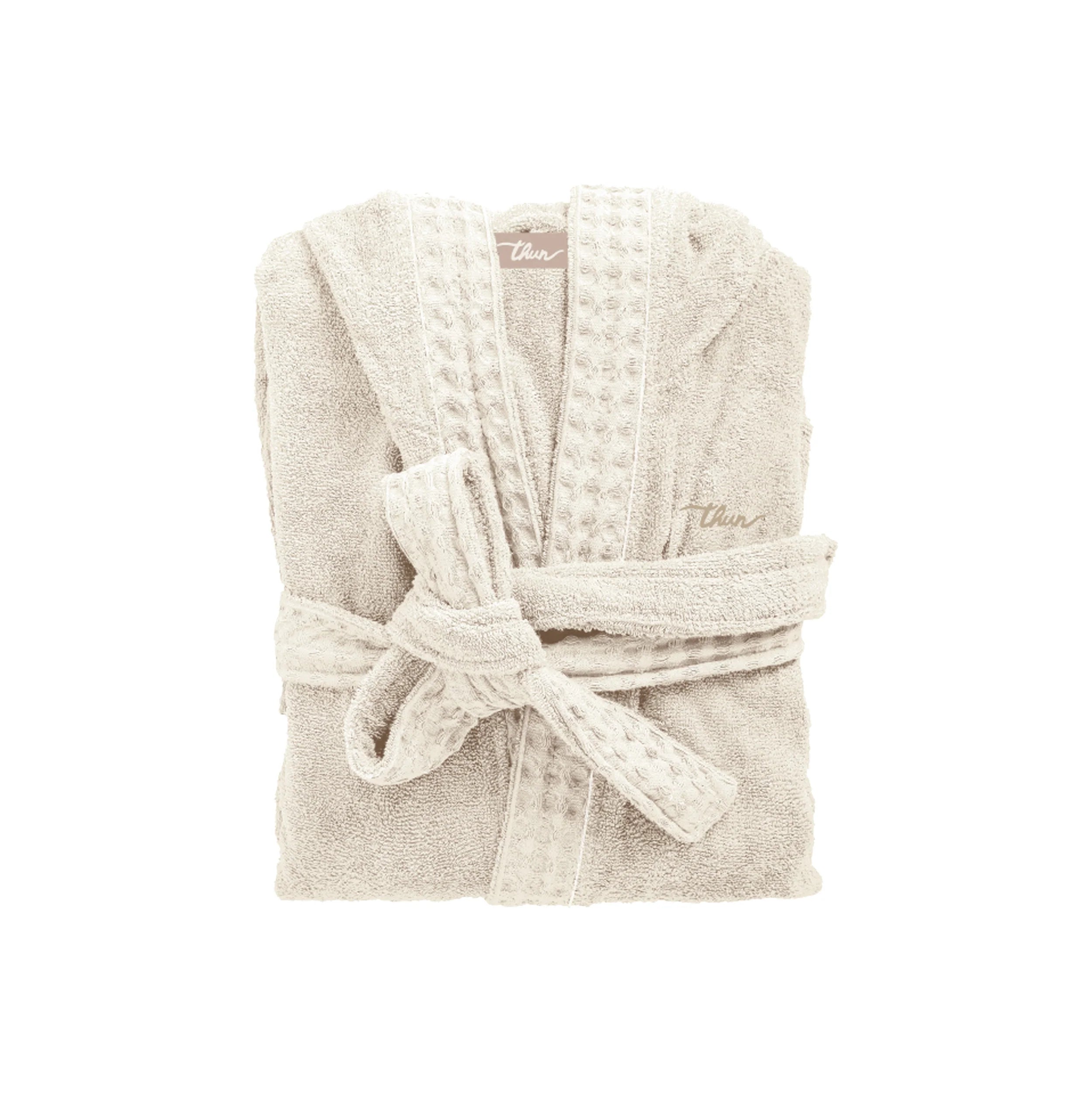 Thun - Accappatoio in spugna Iconic Elegance crema l/xl | Rohome
