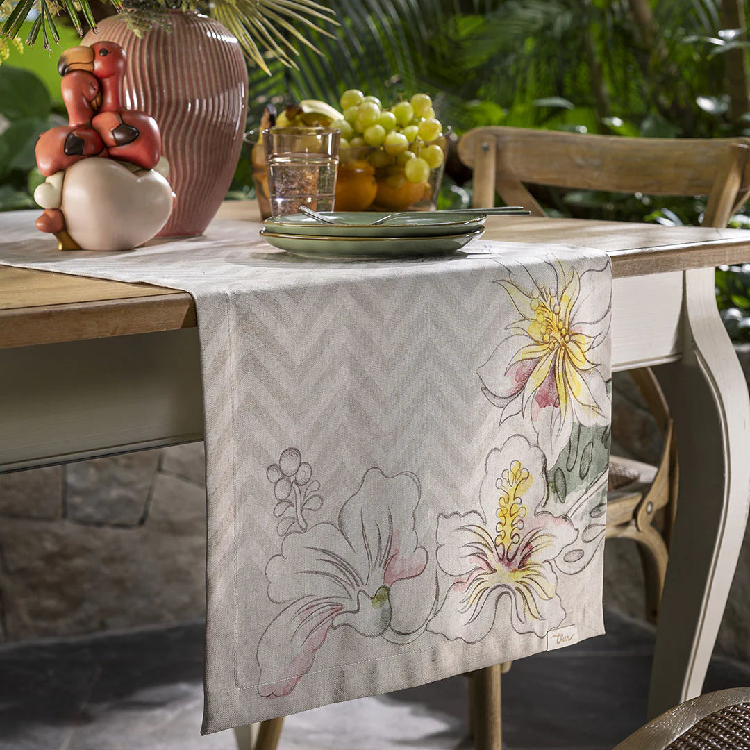 Thun -  Runner antimacchia Eleganza Esotica 150cm | Rohome