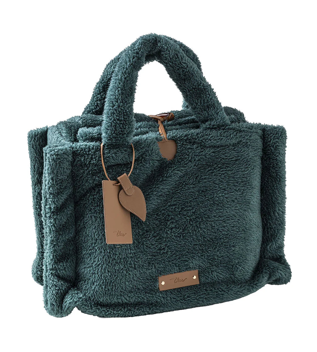 Thun - Borsa con plaid colore verde | Rohome