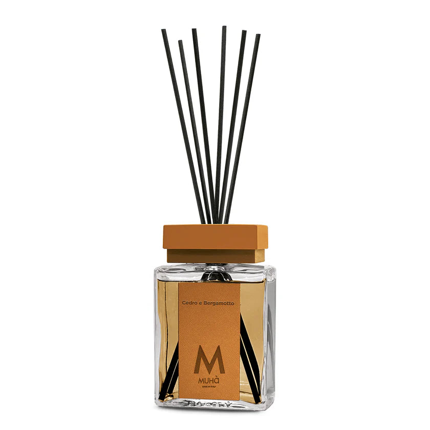 Muhà - profumo ambiente stick cedro e bergamotto 100ml | Rohome