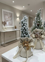 Fiori di Lena - Alberello natalizio profumato con base in velluto beige | Rohome