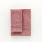 Set 1+1 asciugamani e viso rosa | Rohome