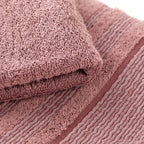 Set 1+1 asciugamani e viso rosa | Rohome