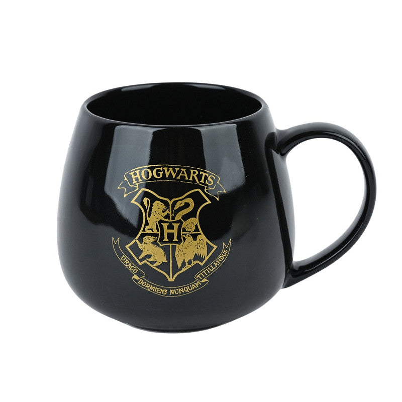 Tazza Harry Potter con logo Hogwarts oro. Collezione Ufficiale | Rohome
