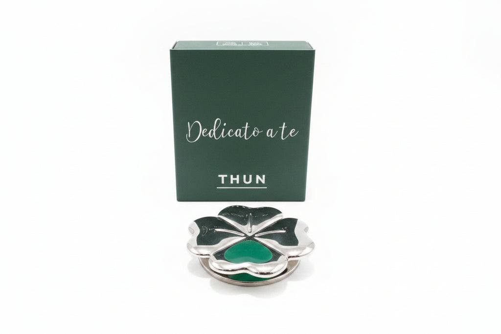 Thun - Gancio portaborsa in metallo quadrifoglio | Rohome