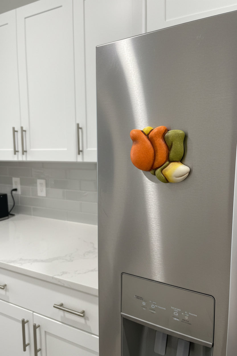 Thun - Magnete con tulipano in ceramica Country | rohome