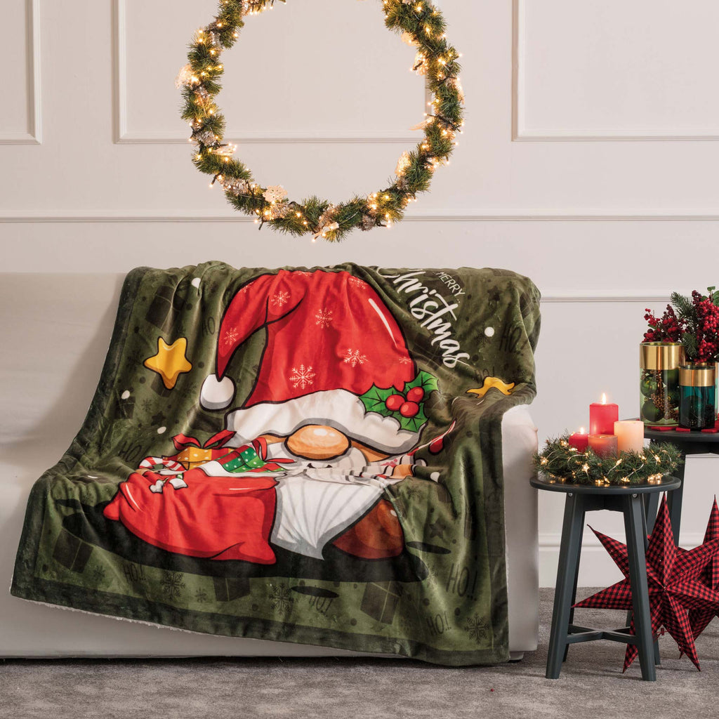 Plaid Natalizio con diversi soggetti 130x160 | Rohome