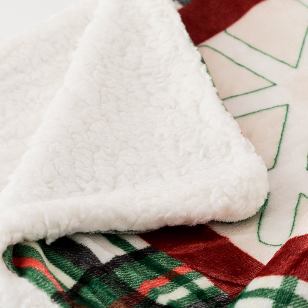 Plaid Natalizio con diversi soggetti 130x160 | Rohome