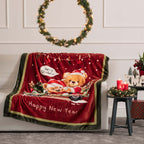 Plaid Natalizio con diversi soggetti 130x160 | Rohome