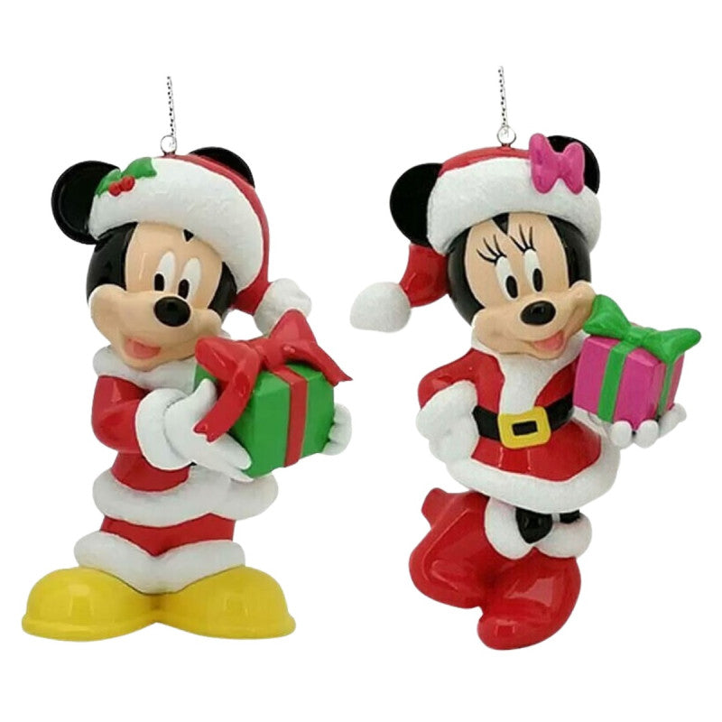 Decorazione Natalizia Mickey e Minnie Mouse e con pacco regalo – Disney | Rohome