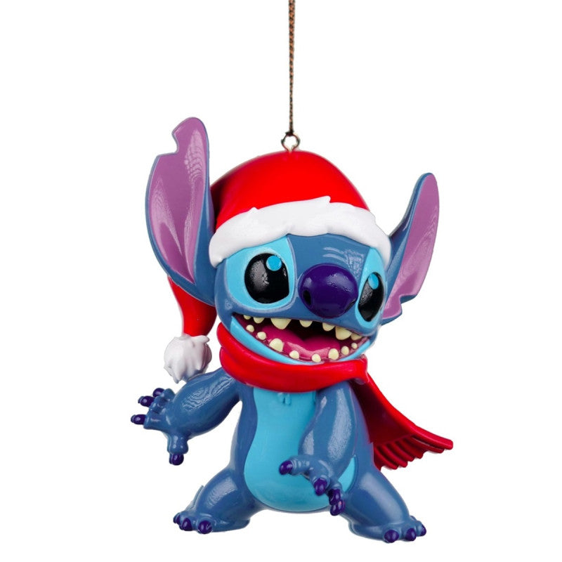 Decorazione Natalizia Stitch con Cappello di Babbo Natale – Disney | Rohome