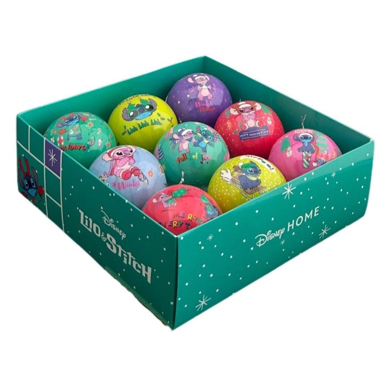 Set 9 Palline di Natale Lilo & Stitch – Disney  | Rohome