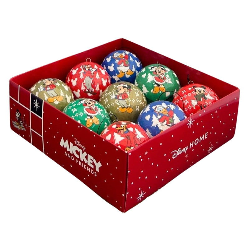Set 9 Palline di Natale Mickey and Friends – Disney | Rohome